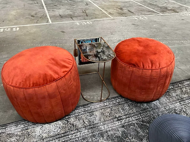 Zitpouf ø60cm (2x) - afbeelding 1 van  2