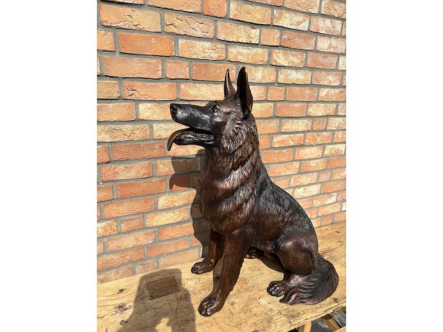 Zittende herder 75 cm hoog - afbeelding 2 van  3