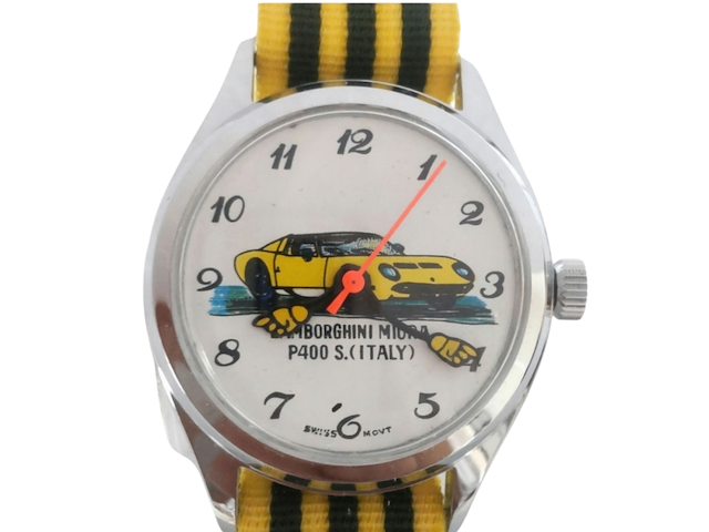 Zj56 mechanisch lamborghini miura p400 s. horloge - afbeelding 1 van  5
