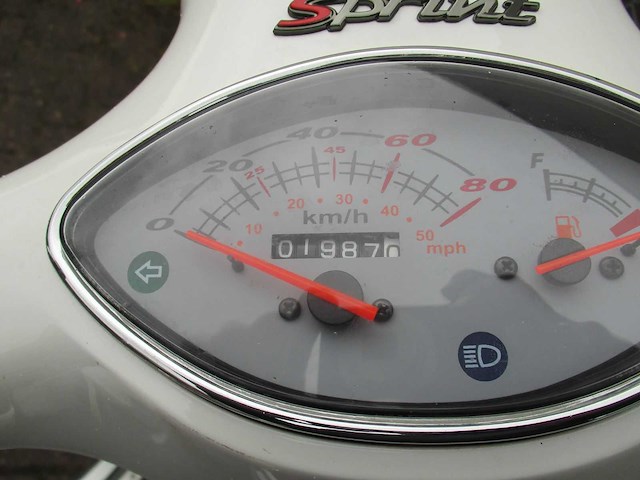 Znen - snorscooter - sprint classic retro - scooter - afbeelding 3 van  11