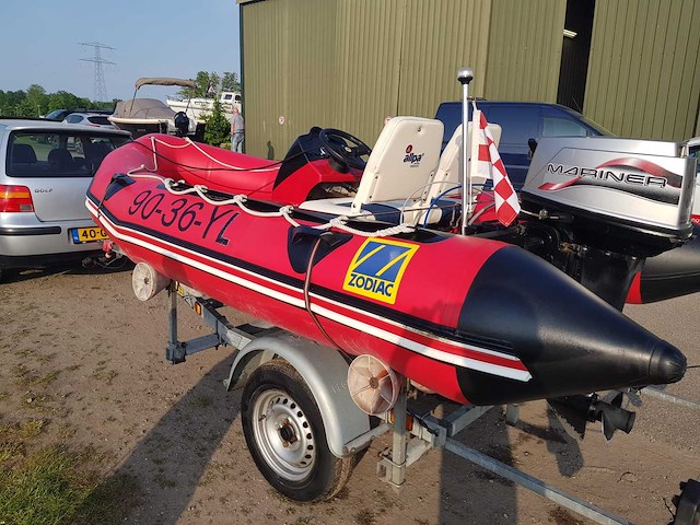 Zodiac - mk 2c futura s “allpa” - mariner 30 pk op pega trailer - afbeelding 9 van  9