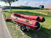 Zodiac mk2c futura rubberboot freewheel trailer - afbeelding 6 van  12