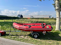 Zodiac mk2c futura rubberboot freewheel trailer - afbeelding 7 van  12