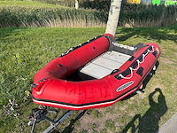 Zodiac mk2c futura rubberboot freewheel trailer - afbeelding 8 van  12