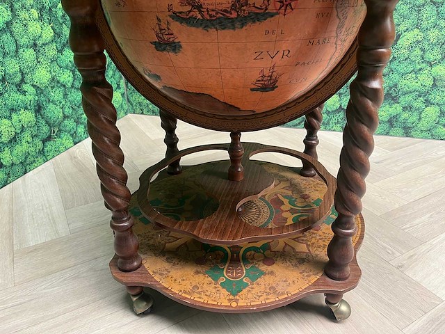 Zoffoli minerva - vintage verrijdbare barglobe h105 - afbeelding 12 van  17