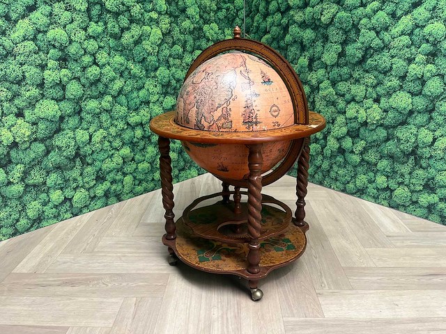 Zoffoli minerva - vintage verrijdbare barglobe h105 - afbeelding 1 van  17
