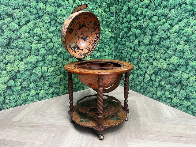 Zoffoli minerva - vintage verrijdbare barglobe h105 - afbeelding 15 van  17
