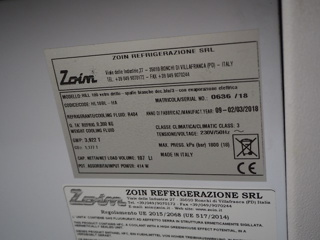 Zoin refrigerazione srl - afbeelding 8 van  8