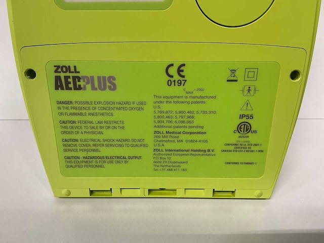 Zoll - aed plus - defibrillator - afbeelding 5 van  7