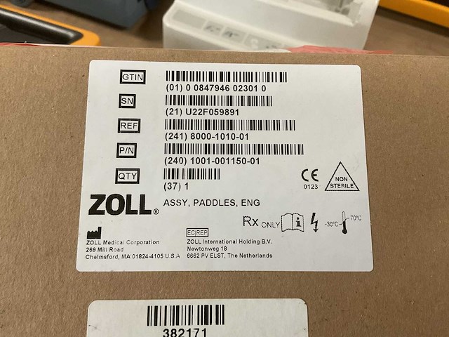 Zoll sternum paddles set - afbeelding 6 van  7