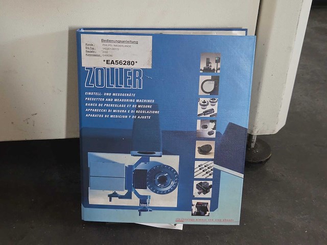 Zoller - 2000 - sat 1 v420 - voorinstelapparaat - afbeelding 15 van  29