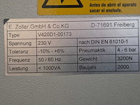 Zoller - 2000 - v420d1 - voorinstelapparaat - afbeelding 26 van  28
