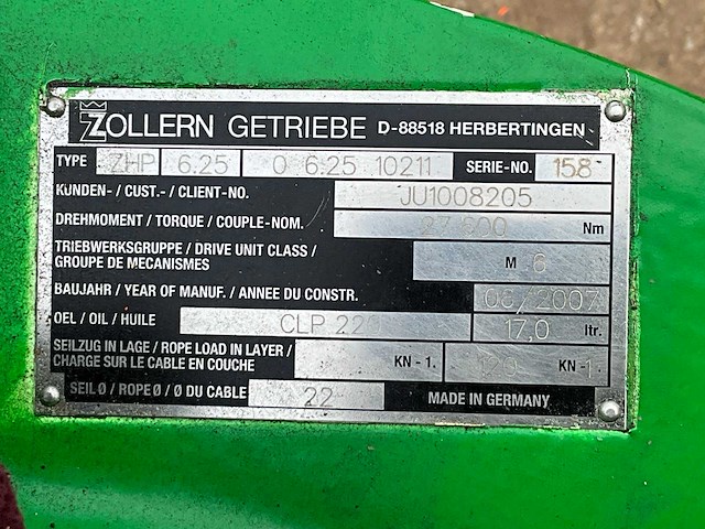 Zollern kabeltrommel met reductiekast - afbeelding 6 van  6