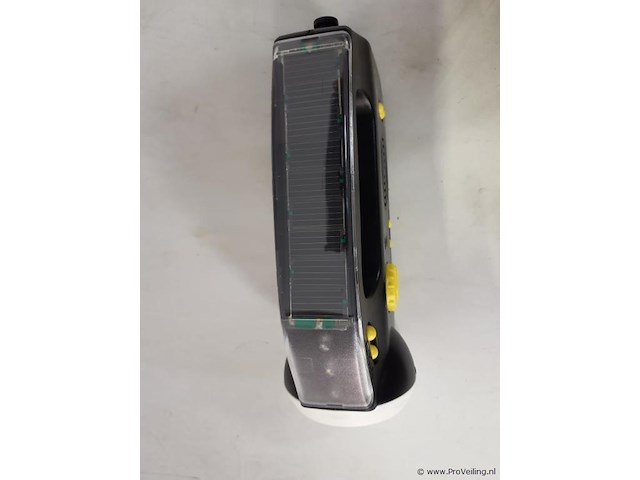 Zonne- en dynamoradio met lamp gm725 - afbeelding 4 van  8