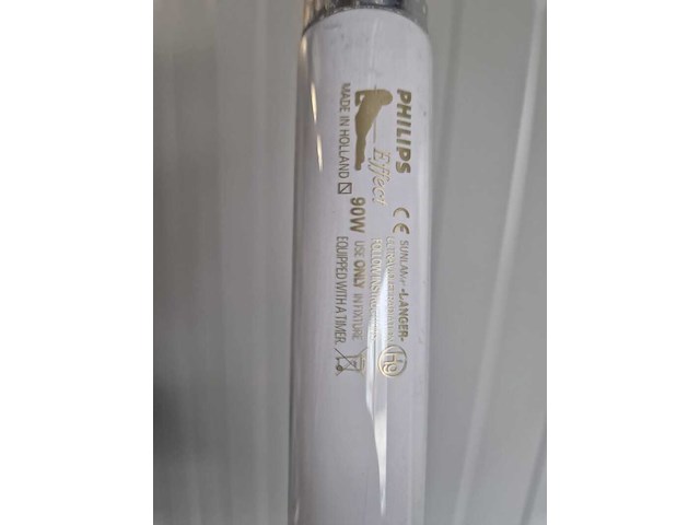 Zonnebank lampen philips, effect cleo 90 watt, wit - afbeelding 1 van  2