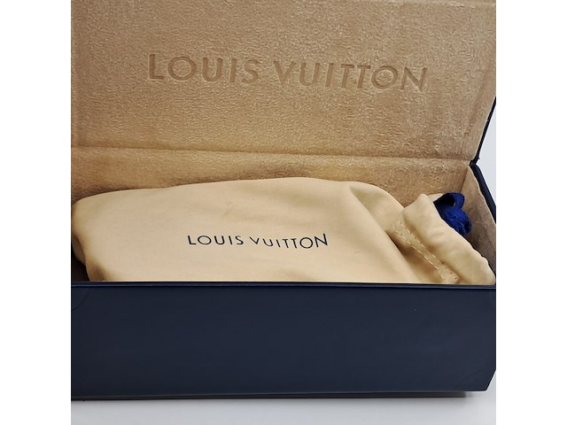 Zonnebril, louis vuitton, zwart/goud - afbeelding 3 van  12