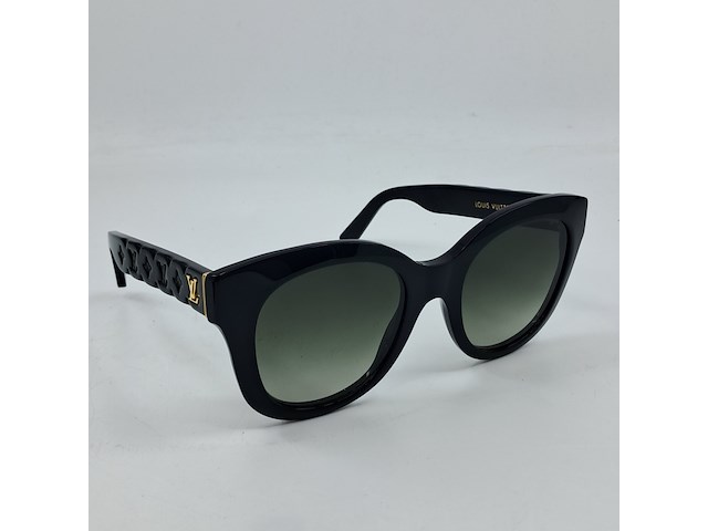 Zonnebril, louis vuitton, zwart/goud - afbeelding 6 van  12