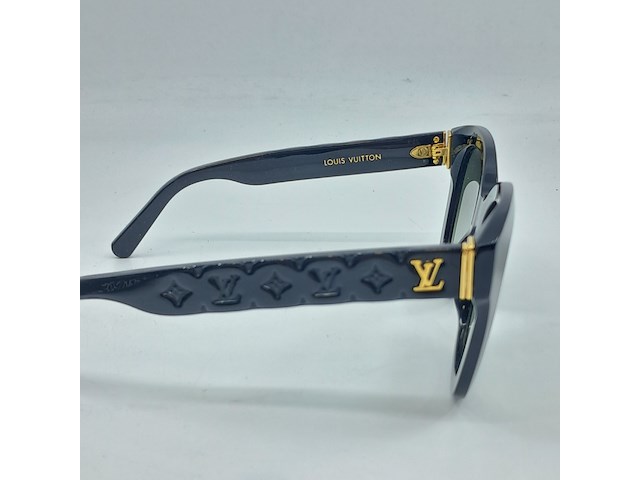 Zonnebril, louis vuitton, zwart/goud - afbeelding 7 van  12