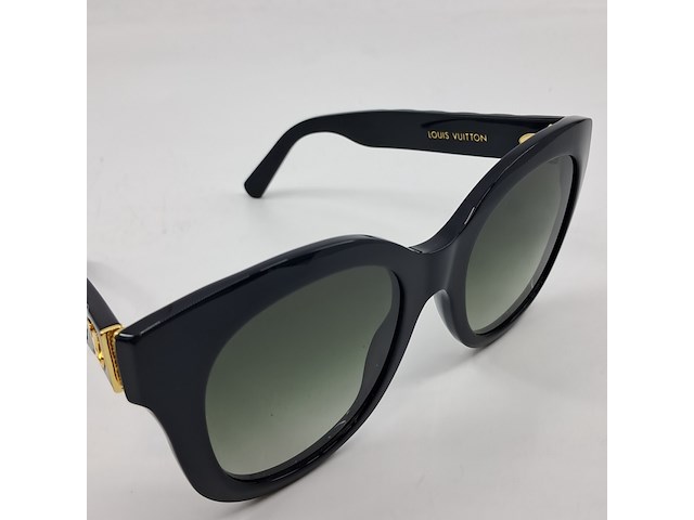 Zonnebril, louis vuitton, zwart/goud - afbeelding 12 van  12