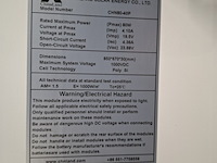 Zonnepaneel 80w, chinaland, chn 80-40p - afbeelding 3 van  5