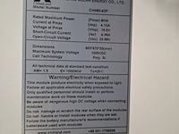 Zonnepaneel 80w, chinaland, chn 80-40p - afbeelding 4 van  5