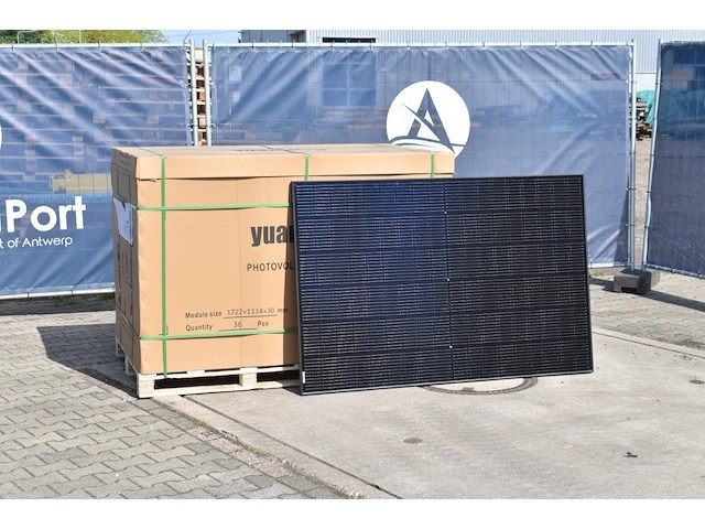 Zonnepanelen full black yuan xian yx400m610 36 stuks nieuw 400w - afbeelding 1 van  1