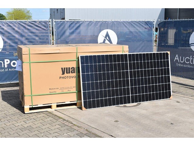 Zonnepanelen yuan xian yx550m615 14 stuks nieuw 550w - afbeelding 1 van  1