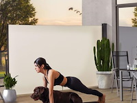 Zonnescherm / windscherm dubai - 500 x 160 cm - beige - afbeelding 2 van  8