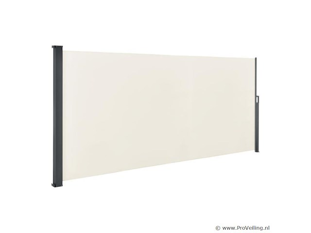 Zonnescherm / windscherm dubai - 500 x 160 cm - beige - afbeelding 1 van  8