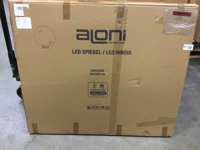 Zonsopkomst led spiegel met verwarming, aloni, ldhk1806 - afbeelding 2 van  3