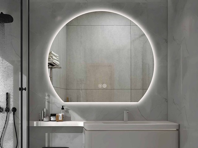 Zonsopkomst led spiegel met verwarming, aloni, ldhk1806 - afbeelding 1 van  3