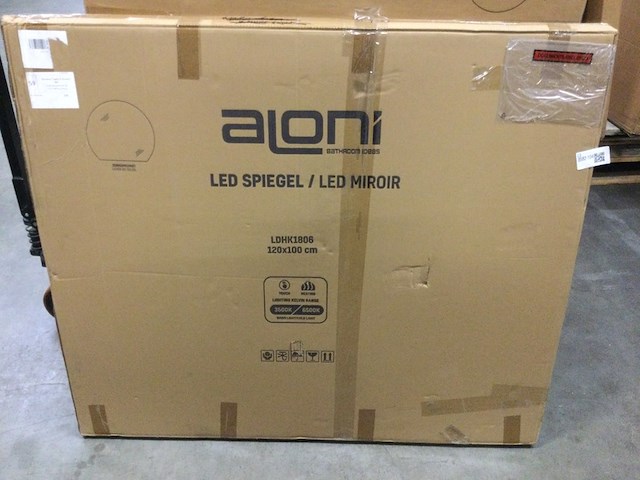 Zonsopkomst led spiegel met verwarming, aloni, ldhk1806 - afbeelding 2 van  3