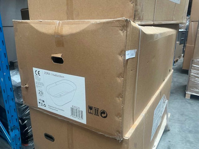 Zora monobloc 826220 vrijstaande bad 170cm - afbeelding 2 van  3