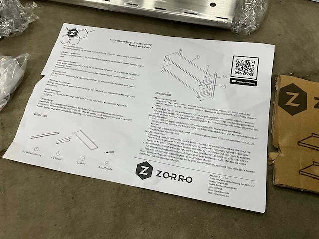 Zorro rvs dubbel wandschap - afbeelding 5 van  6
