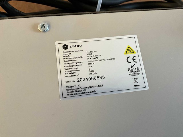 Zorro zih1 inductie kookplaat - afbeelding 5 van  8