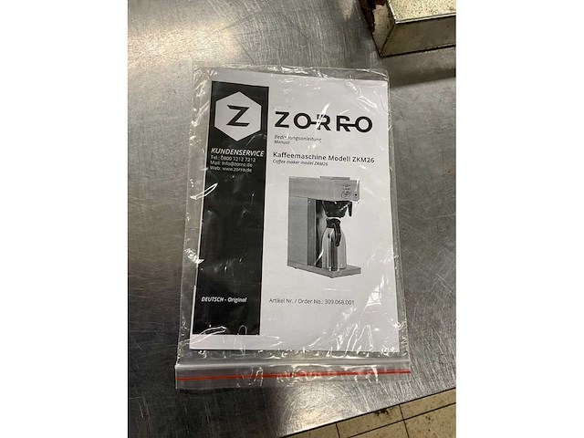 Zorro zkm 26 koffiemachine - afbeelding 7 van  8