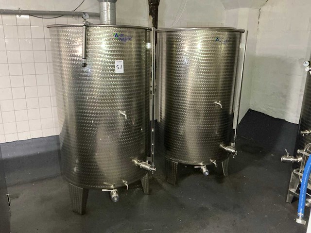 Zottel vergistingtank 1100liter (2x) - afbeelding 5 van  7