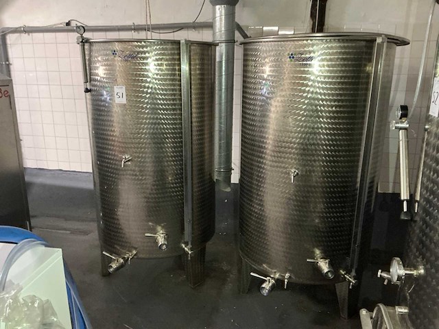 Zottel vergistingtank 1100liter (2x) - afbeelding 6 van  7