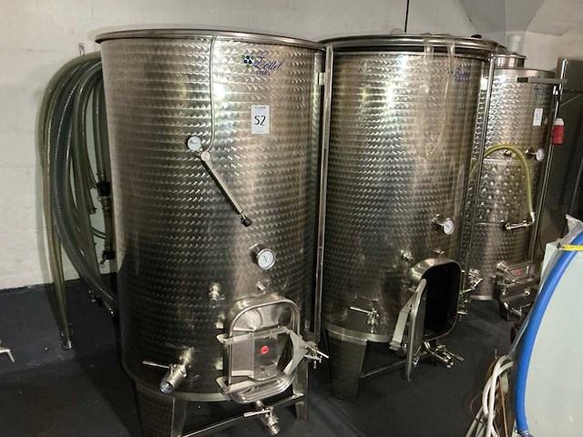 Zottel vergistingtank 1100liter (2x) - afbeelding 1 van  11