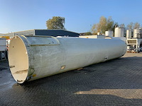 Zout silo rvs tank met schroef - afbeelding 1 van  3