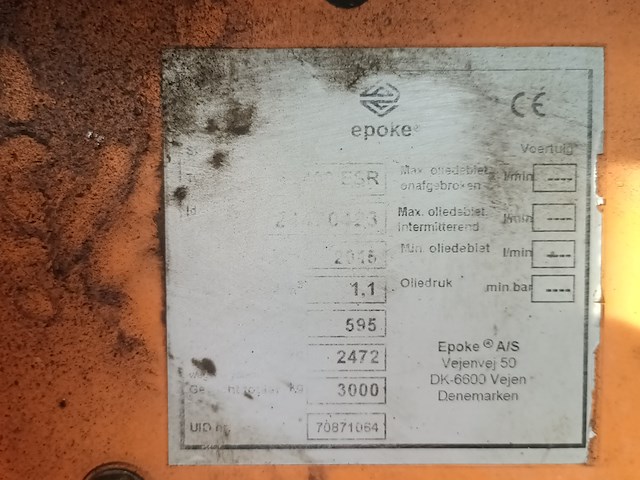 Zoutstrooier 1.1m³, schuitemaker | epoke, s2400 esr, 2015 - afbeelding 11 van  15