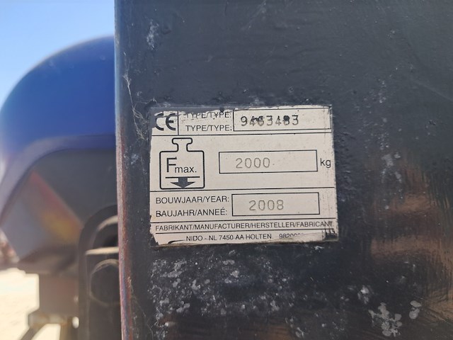 Zoutstrooier 6.0m³, nido - schmidt, stratos b60-42 pcln-700, 2008 - afbeelding 10 van  40