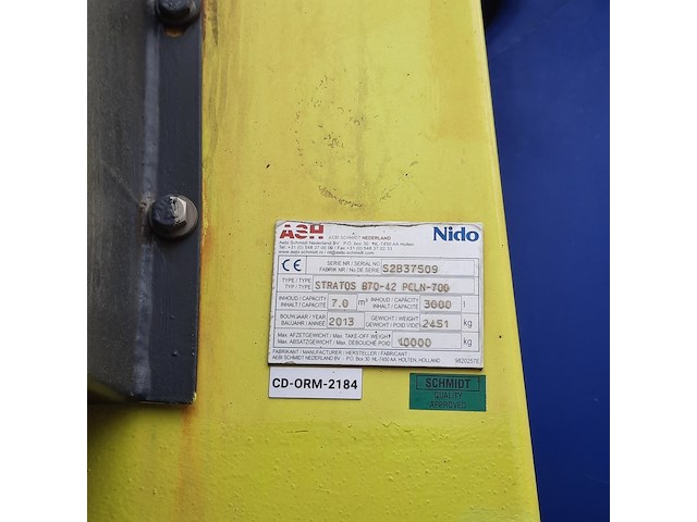 Zoutstrooier, nido, stratos b70-42 pcln-700, cd-orm-2184, 2013 - afbeelding 15 van  22