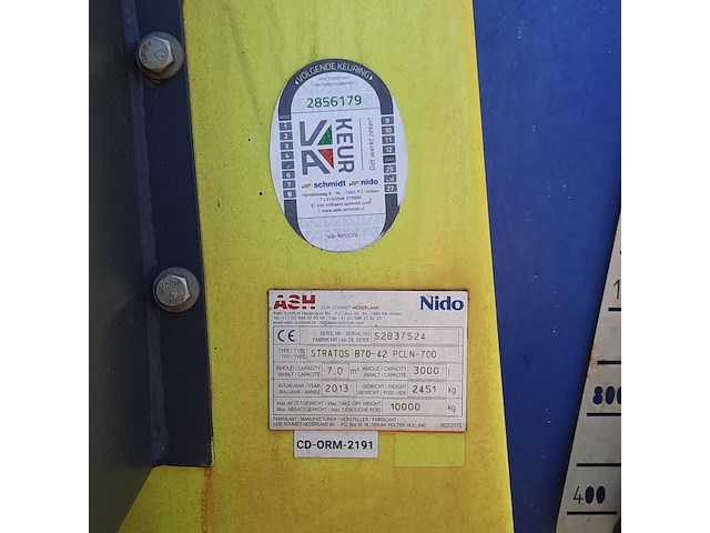 Zoutstrooier, nido, stratos b70-42 pcln-700, cd-orm-2191, 2013 - afbeelding 11 van  19