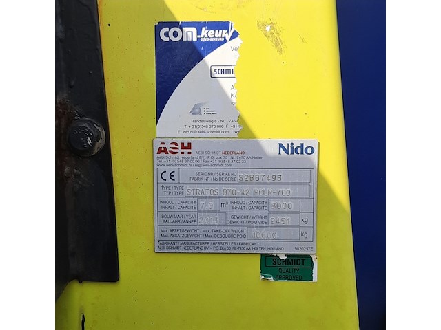 Zoutstrooier, nido, stratos b70-42 pcln-700, cd-orm-2203, 2013 - afbeelding 9 van  17