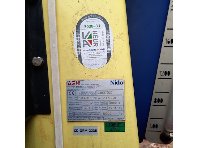 Zoutstrooier, nido, stratos b70-42 pcln-700, cd-orm-2235, 2013 - afbeelding 19 van  19