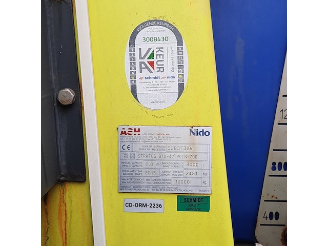 Zoutstrooier, nido, stratos b70-42 pcln-700, cd-orm-2236, 2013 - afbeelding 22 van  22