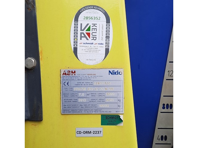 Zoutstrooier, nido, stratos b70-42 pcln-700, cd-orm-2237, 2013 - afbeelding 15 van  22