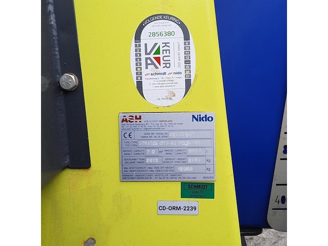 Zoutstrooier, nido, stratos b70-42 pcln-700, cd-orm-2239, 2013 - afbeelding 15 van  22