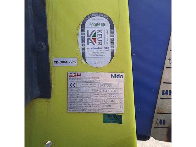 Zoutstrooier, nido, stratos b70-42 pcln-700, cd-orm-2269, 2013 - afbeelding 10 van  18